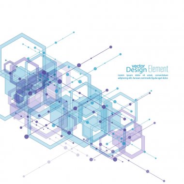 Sanal soyut arkaplan