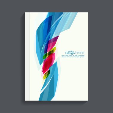 renkli kristaller ile Dergi kapağı