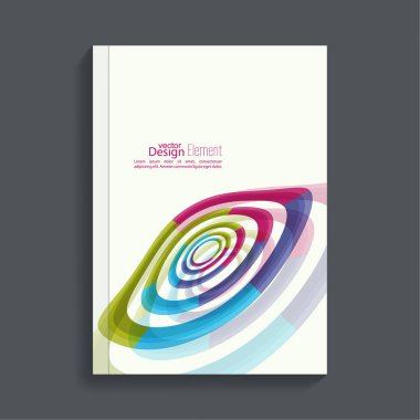 renkli kristaller ile Dergi kapağı