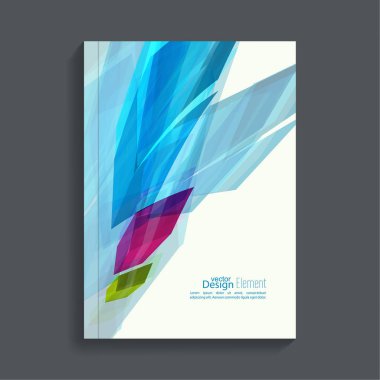 renkli kristaller ile Dergi kapağı