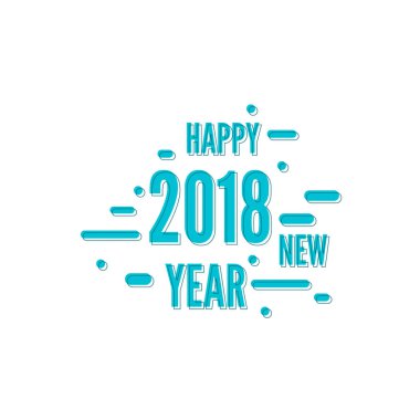 2018 mutlu yeni yıl arka plan