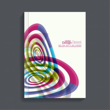 renkli kristaller ile Dergi kapağı