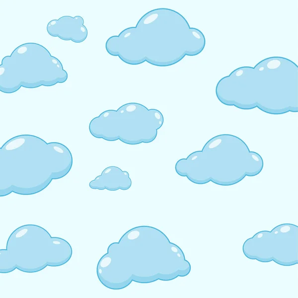 Cloud vektorové ikony. — Stockový vektor