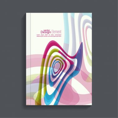 renkli kristaller ile Dergi kapağı