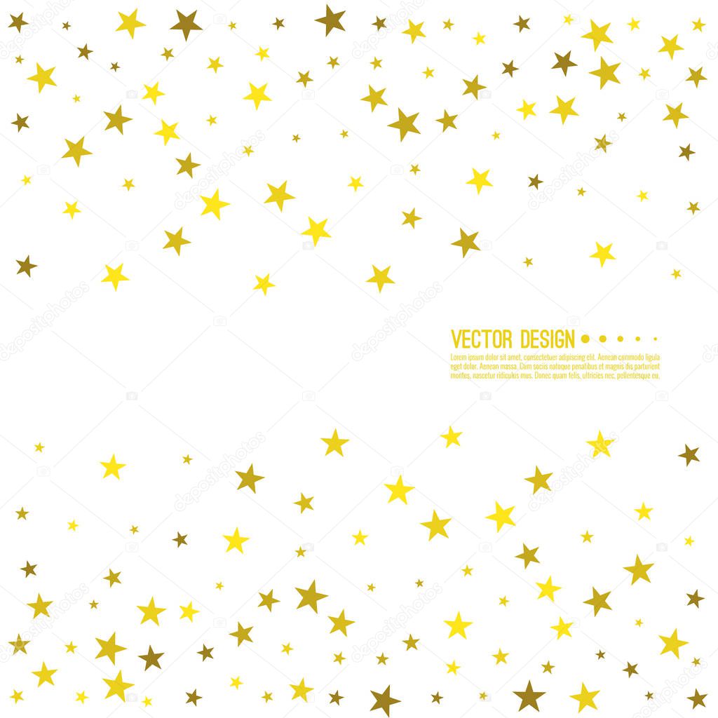 Abstract vector background with starry.