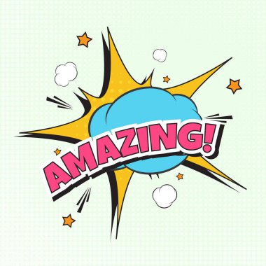 Şaşırtıcı metin afiş.