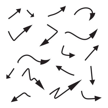 Vektör okları kümesi.