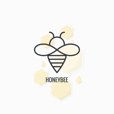 Vektör simge bal arıları.