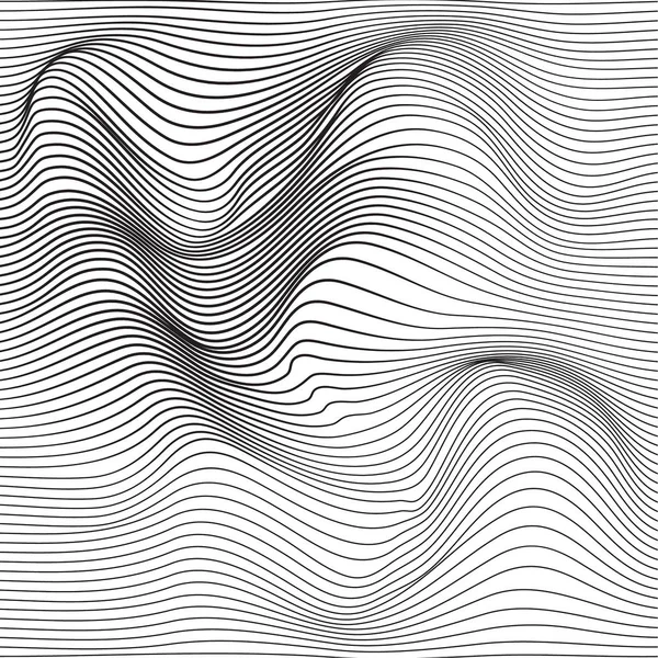 Bozulmuş dalga monokrom dokusu.