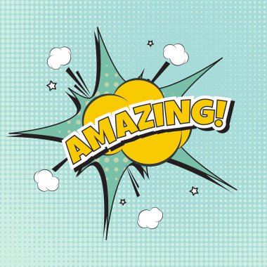 Şaşırtıcı metin afiş.