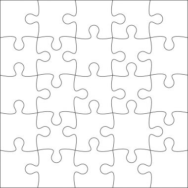 Parçalı bulmaca boş.