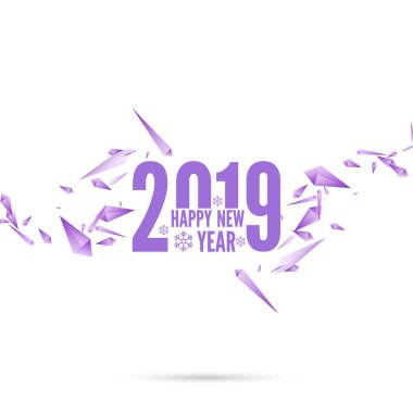 Yaratıcı mutlu yeni yıl 2019