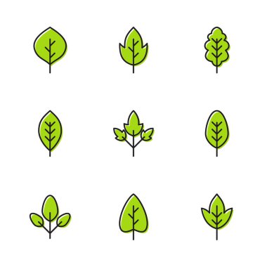 Basit yaprak simgeleri ayarlama