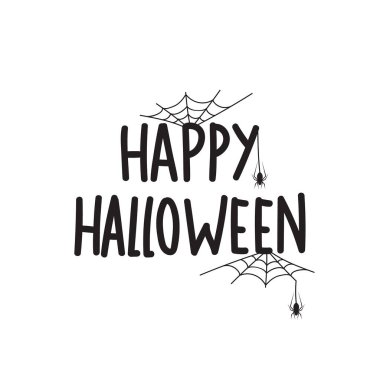 Ürkütücü örümceğin vektör çizimi