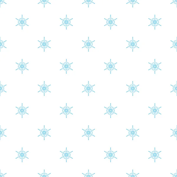 Векторний безшовний візерунок зі сніжинками . — стоковий вектор
