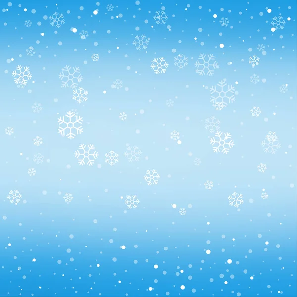 Kerstmis winter blauwe achtergrond — Stockvector