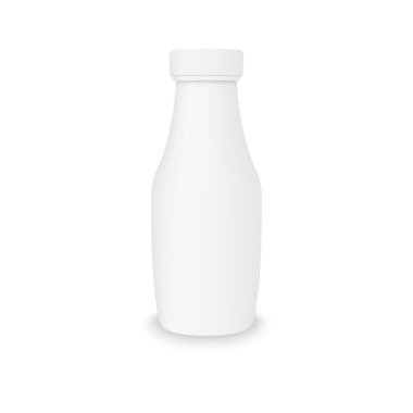 Plastik gerçekçi şişe maketi.