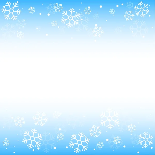 Kerstmis winter blauwe achtergrond — Stockvector