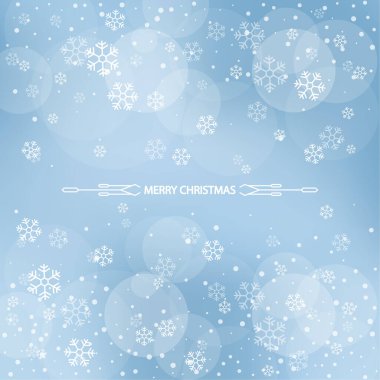 Noel kış masmavi arka planı.