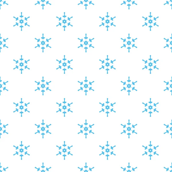 Kar taneleriyle vektör pürüzsüz desen.