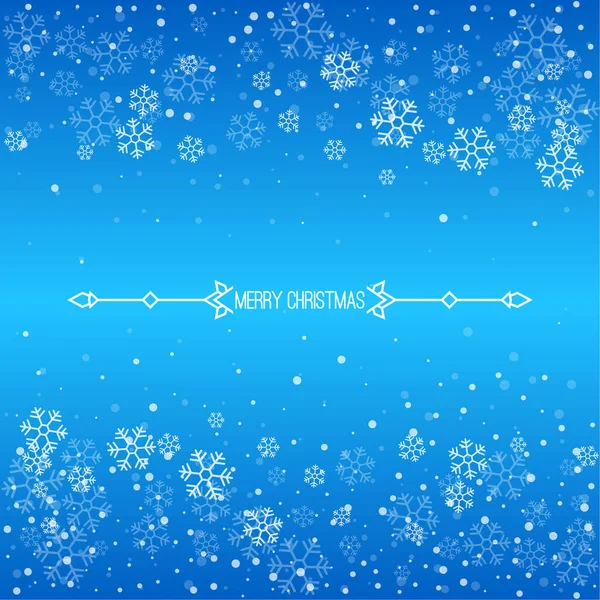 Navidad invierno azul fondo. — Archivo Imágenes Vectoriales