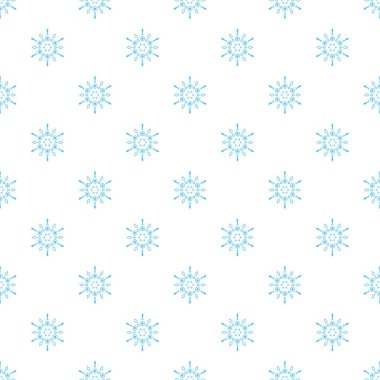 Kar taneleriyle vektör pürüzsüz desen.