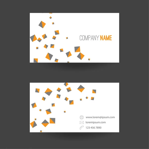 Business card template. — Stock Vector
