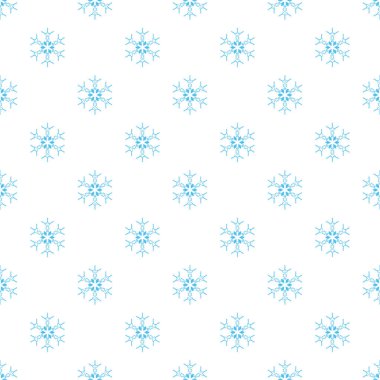 Kar taneleriyle vektör pürüzsüz desen.