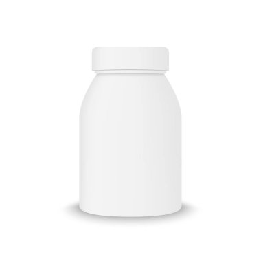 Plastik gerçekçi şişe maketi.