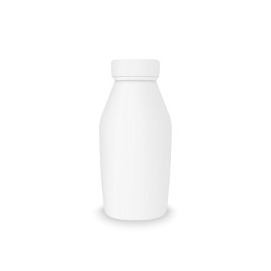 Plastik gerçekçi şişe maketi.