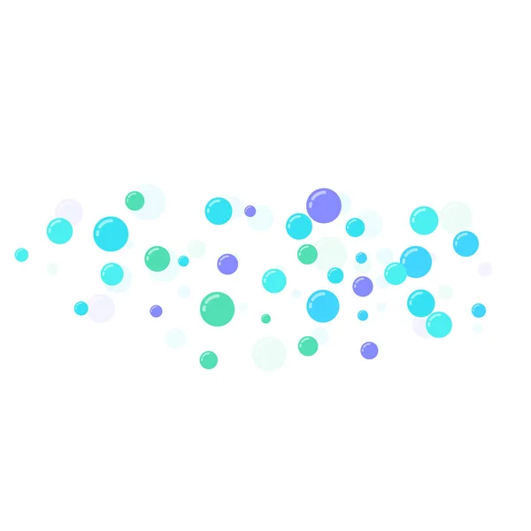 Slavnostní mnohobarevné kruhy — Stockový vektor