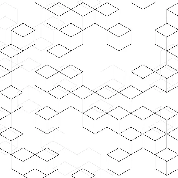 Modèle vectoriel de cubes . — Image vectorielle