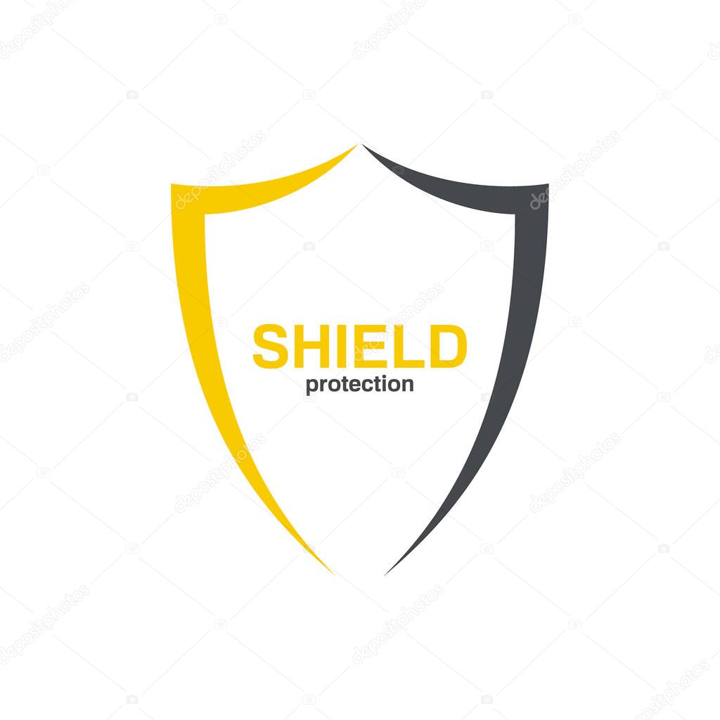 Vector logo shield