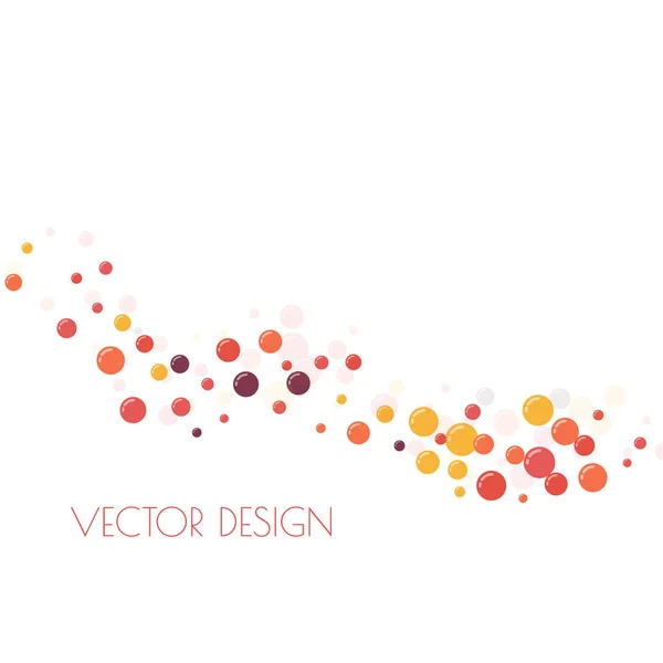 Festive multicolored circles — Stock Vector
