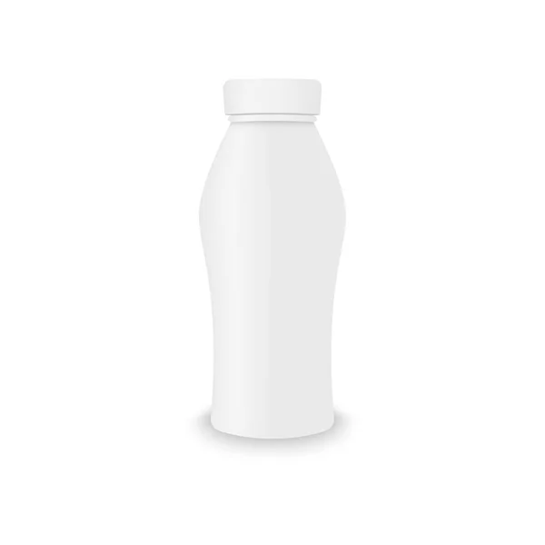 Mockup de plástico garrafa realista . — Vetor de Stock