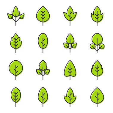 Basit yaprak simgeleri ayarlama