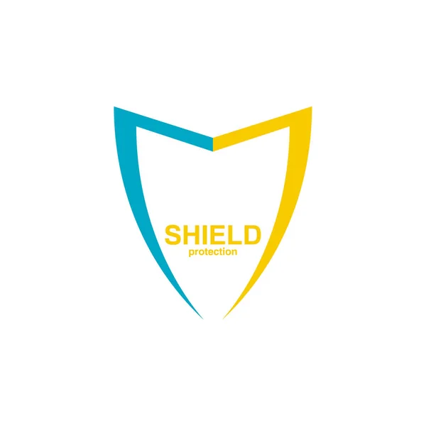 Vector logo shield — Stock Vector