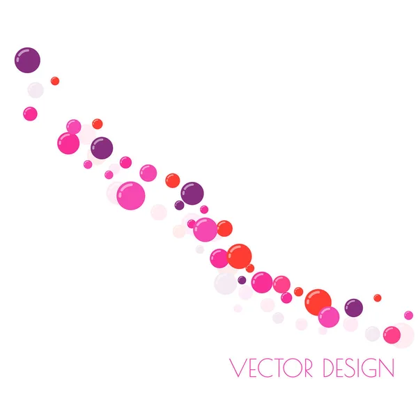 Cercles multicolores festifs — Image vectorielle