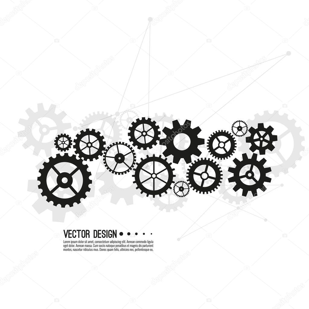 Gear wheel and cogwheel mechanism.