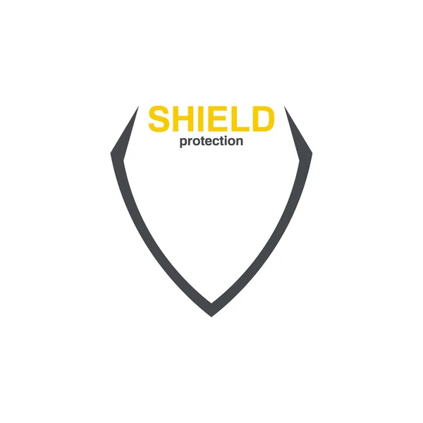 Vector logo shield — Stock Vector