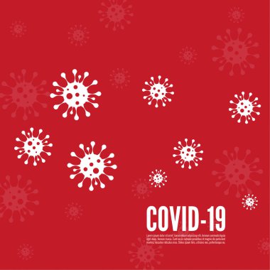 Bacillus coronavirus ile arka plan