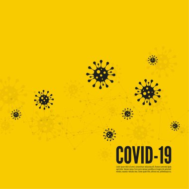 Bacillus coronavirus ile arka plan