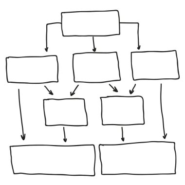 Soyut akış şeması vektörü