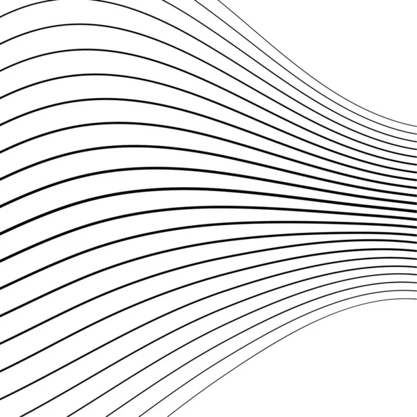stock vector Distorted wave monochrome texture.