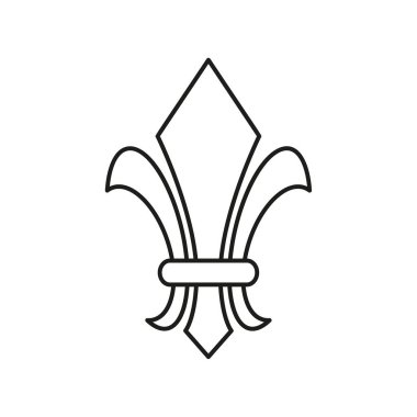 Fleur de lis heraldik simgesi.