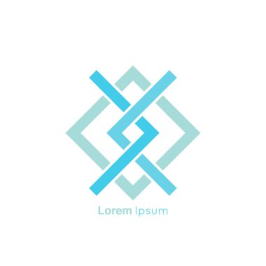 Soyut vektör tasarımı.