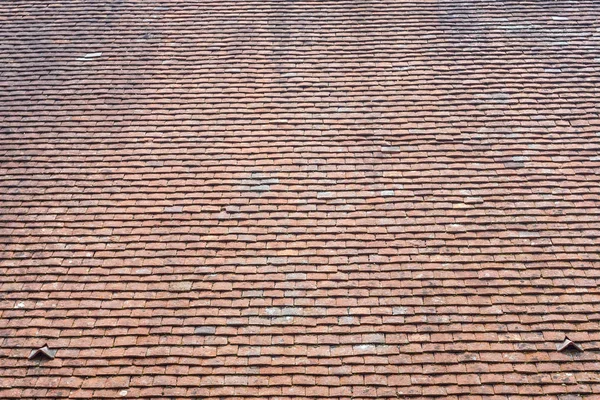 Płytki Dach z góry widok — Zdjęcie stockowe