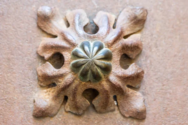 Old metal piece decoration — Stock Photo, Image