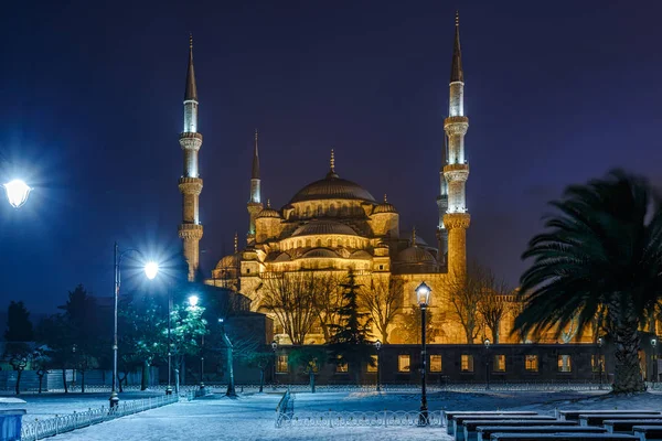Μπλε Τζαμί Sultanahmet Camii στην Κωνσταντινούπολη. — Φωτογραφία Αρχείου