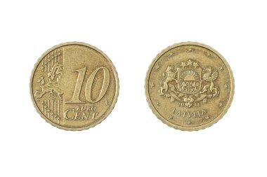 Set of commemorative the coin, the nominal value of Europe 10 ce